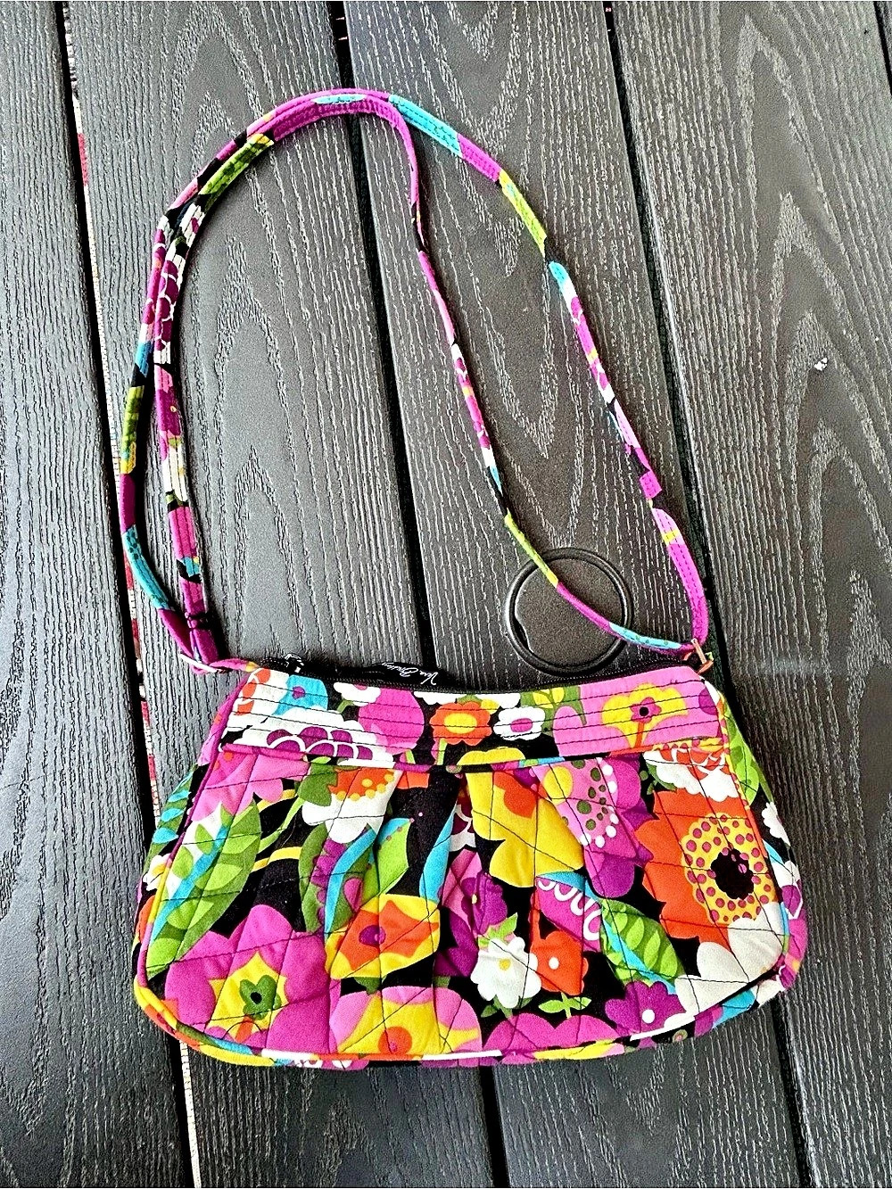 Vera Bradley Quilted Floral Crossbody Bag | Colorful Purse